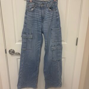 American Eagle Outfitters Light Blue Stretch Denim Jeans